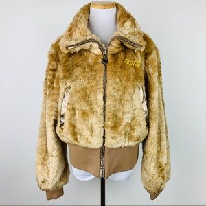 Vintage COOGI Faux Fur Coat Sz XLarge